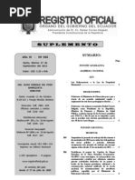 Ley Reformatoria A La Ley de Propiedad Horizontal