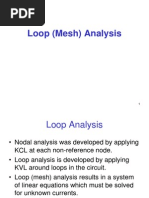 Loop Mesh Analysis