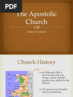 Apostolic Church. A. Woolford