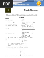 Simple Machines: A Concise