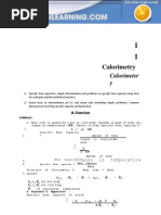 Calorimetry: Calorimeter y