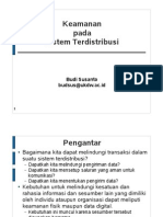 Keamanan Data Pada Sistem Terdistribusi