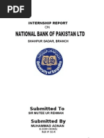 Internship Report On National Bank of Pakistan