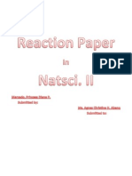 Reaction Paper