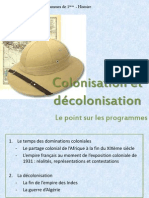 Colonisation Et Decolonisation