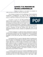 La Pedagogía y El Proceso de Enseñanza