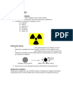 Nuclear Energy.: 6.1 Radioactive Substances