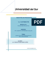 Ensayo Aspectos Psicopedagogicos en La Educacion