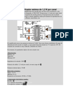 Amplificador Estéreo de