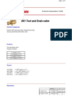 Test and Drain Valve