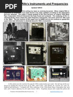 A History of Rife's Instruments and Frequencies