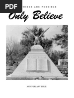 Memorial Issue - Only Believe Magazine