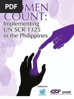 Women Count: Implementing UN SCR 1325 in The Philippines