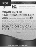 Cuaderno de Trabajo, Formacion Civica y Etica