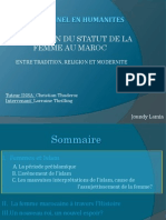 L'evolution Du Statut de La Femme Au Maroc