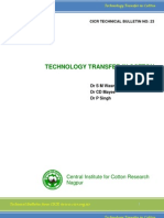 23-Technology Transfer in Cotton