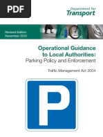 DoT Parking Policy and Enforcement 2010