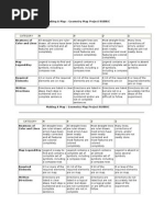 Geometry Map Project Rubric