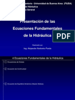 FIUBA - Ecs. Fundamentales de La Hidraulica