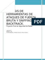 Herramientas de Ataques de Fuerza Bruta y Sniffing en Backtrack