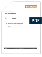 GCSE Bitesize Mark Scheme: Subject: Tier