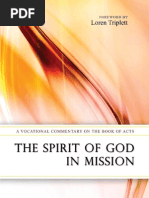 Spirit of God in Mission