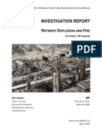 Incident Report of BP Texas