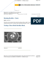 Rotating Rectifier and Varistor - Check