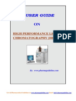 A User Guide: High Performance Liquid Chromatography (HPLC)