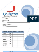 6to Grado - Bimestre 3 Examen