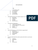 Chaffee - Test Questions