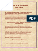 El Poder de Las Afirmaciones - Extracto Del Libro La Ley de La Resonancia - de Pierre Franckh