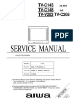 Manual de Srvicio Aiwa-TV-C143