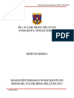 Kertas Kerja Majlis Bantuan RM100