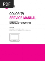 Schematic TV LG CT 29q91rb