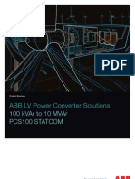 Abb LV Power Converter Solutions: 100 Kvar To 10 Mvar Pcs100 Statcom