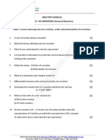 12 Chemistry Chemical Kinetics Test 02