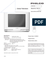 SERVICE MANUAL Colour Television: Model No. PS2114