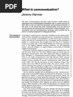 What Is Communicative - J Harmer