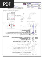 Bs CRACKWIDTH CALCULATION