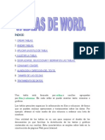 Tablas de Word.