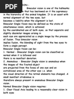 Binocular Vision