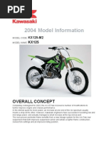 2004 KX125 Specs