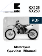 KX125 KX250 94-98 Service Manual