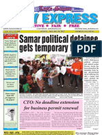 Samar Political Detainee Gets Temporary Freedom