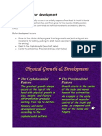 Process of Motor Development