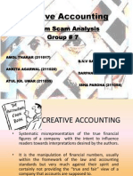 Creative Accounting - Satyam