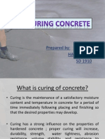 Self Curing Concrete