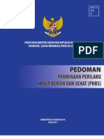 Pedoman Pembinaan Perilaku Hidup Bersih Dan Sehat