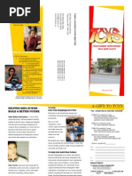 Take A Chance Youth Services Brochure